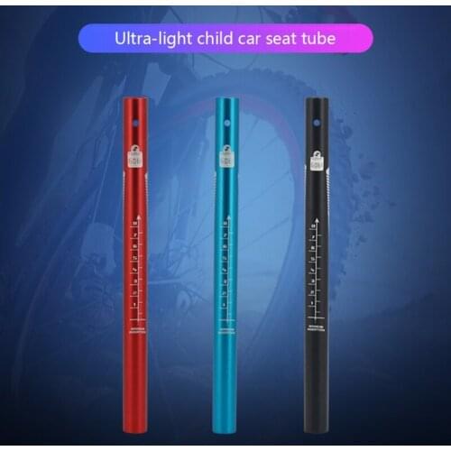 Kids Bike Seat Post 300mm x 22.2 Seat Bike Seatpost Aluminum Alloy Black Blue Red for Most Bicycle