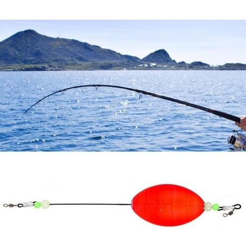 Fishing Float Adjustable Oval Shape EPS Red Fishing Bobbers for Stream