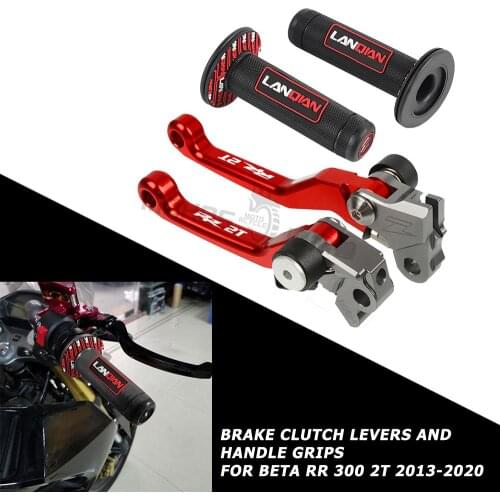 For BETA RR300 2T RR 300 2T 2013-2020 2019 2018 2017 2016 2015 2014 Motorcycle Dirt Bike Brake Clutch Levers Hand Grip Handlebar