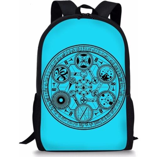 New Magic Array Print School Bags Men Women Backpacks Childrens Backpack Travel Satchel For Boys Girls Teenager Custom Mochila