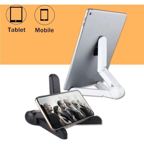 Folding Tablet Stand for iPad Mini Air Holder Portable Tripod Table Desk Support Moible Phone Bracket For Mipad iPhone Samsung