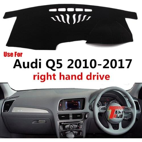 TAIJS Factory Hot selling 3Colors Polyester Fibre Car Dashboard Cover For Audi Q5 2010-2017 Right hand drive