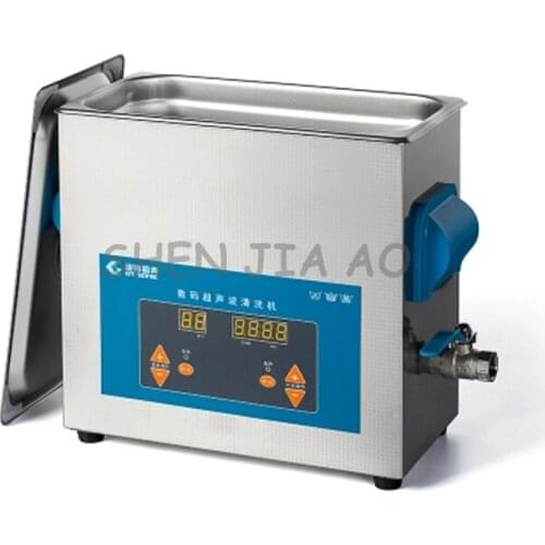 All stainless steel ultrasonic cleaning machine VGT-1860QTD jewelry watch glasses ultrasonic cleaner machine 6L 110/220V