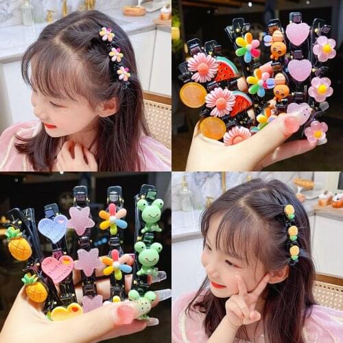Spread the hair clip side web celebrity children bang minced hair hairpin girl lovely headgear female baby pressure of the girls