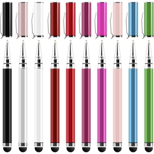 300pcs/lot 2in1 Universal Ballpoint Stylus Pen Capacitive Stylus Touch Screen Multi Function Ballpoint Stylus Pen for Tablet PC