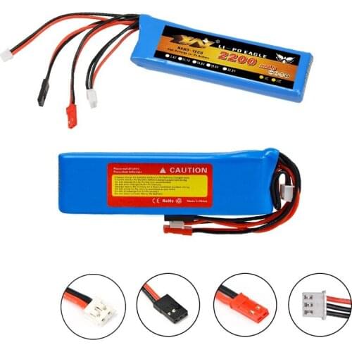 Rc Lipo Battery 7.4V 2200mah 8C 2S Lipo Battery for Futaba T6J T8FG 12FG Transmitter for RC Drone