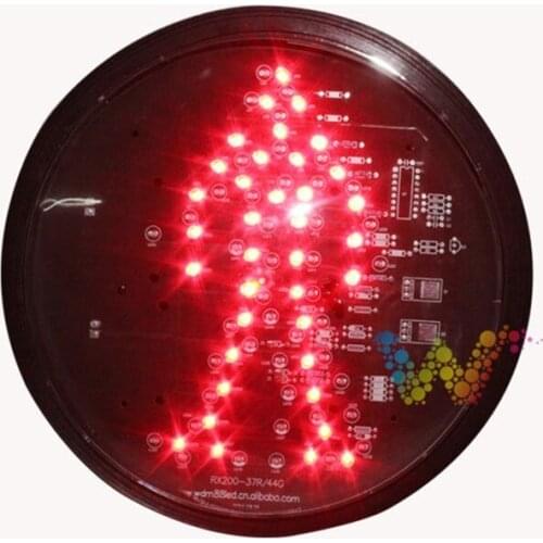Red pedestrain 200mm led traffic light lampwick