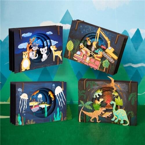 DIY Lovely Dinosaur Children Handmade DIY Crafts For Kids Interactive Educational Toys