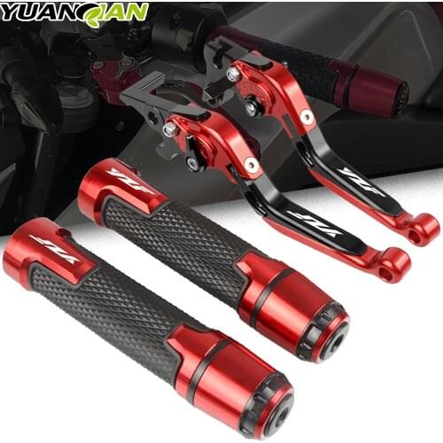 For YAMAHA YZF R25 R3 YZF-R3 YZF-R25 2015 2016 2017 CNC Motorcycle Brake Clutch Lever Extendable Adjustable Hand Grip Handlebar