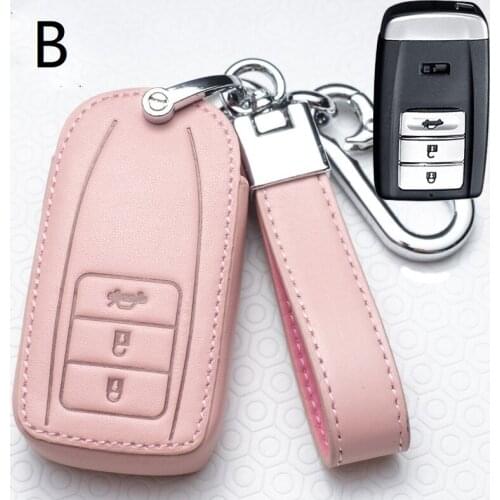 Leather Car Remote Key Case Key Cover For Acura LDX MDX RDX NSX RTLX TLX-L TLX RLX 2/3button key