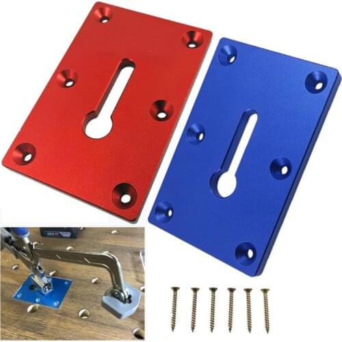 Woodworking Table Fixture Fixing Plate for Clamp Installation
