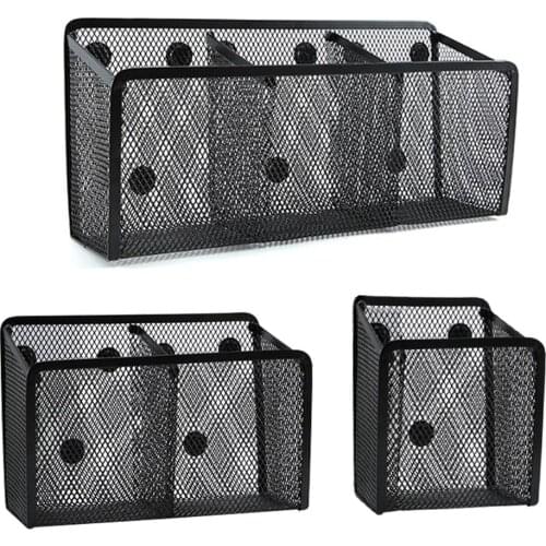 Magnetic Storage Basket Generous Compartments Magnetic Storage Basket Organizer Extra Strong Magnets Locker Accessories