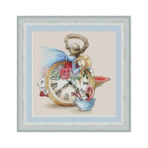 MM180807Home Fun Cross Stitch Kit Package Greeting Needlework Counted Cross-Stitching Kits New Style Joy Sunday Kits Embroidery