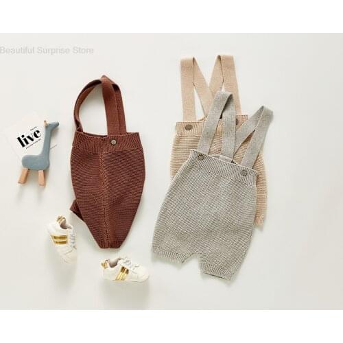 Fashion Baby Boys Summer Rompers Jumpsuit Solid Color Soft Cotton Outfit Romper Crawling Pants Newborn Toddler Kids Clothes