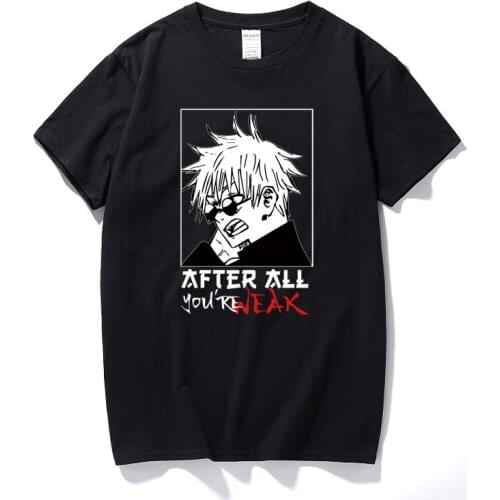 New Arrival Harajuku Tshirt Jujutsu Kaisen Gedrukt Unisex Korte Mouw T-shirt Koele Cartoon Anime T-shirt Streetwear Tops EU Size