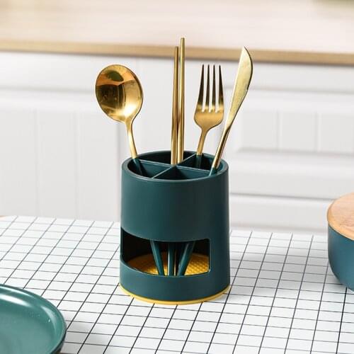 New Chopsticks Holder Knife Fork Spoon Storage Rack Drain Ventilate Holder Multifunction Kitchen Tableware Cutlery Shelf Holder