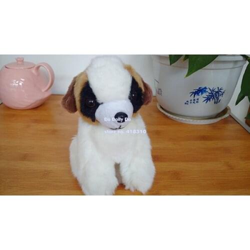 Original Rare Papillon Pet Dog Simulation Animal Soft Stuffed Plush Toy Doll Children Baby Birthday Gift