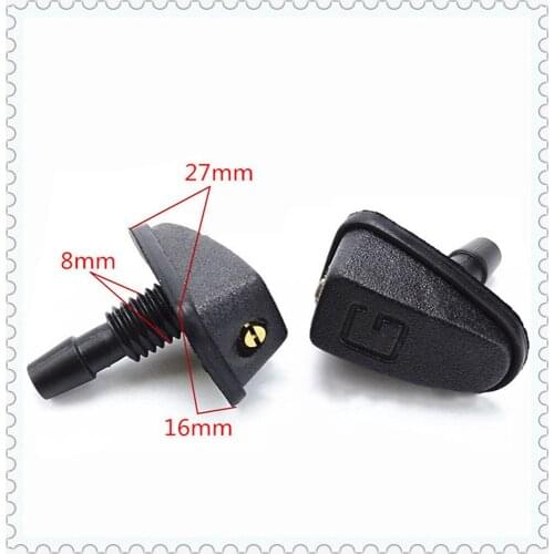 Water Spout Cover Sprayer Nozzle car Accessories for Renault Megane 2 3 Duster Logan Clio Laguna 2 Captur