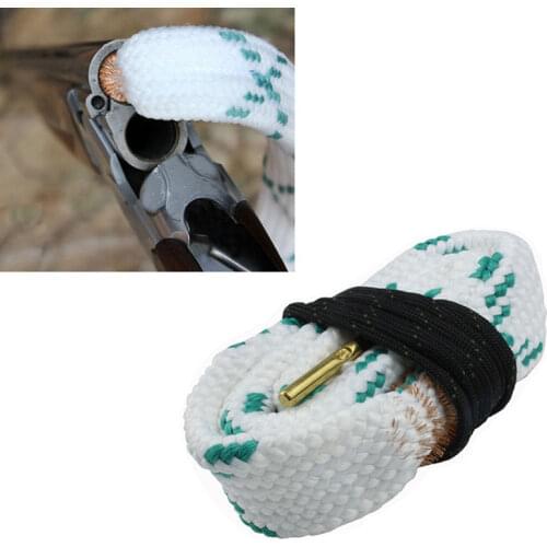 Gun Barrel Wipe Brush Cleaning Rope 12 Gauge .22 Cal .223 Cal for Hunting Rifle Pistol Air Gun Shotgun Accessories