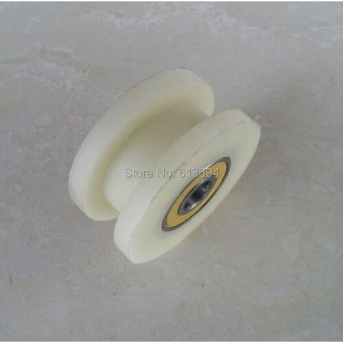 Sliding nylon roller groove "U"