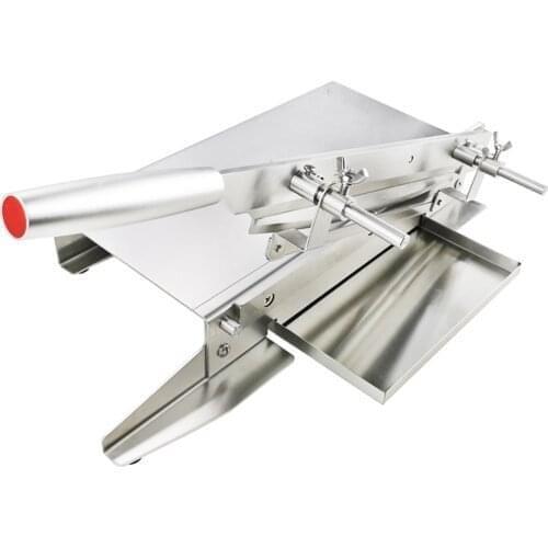 Stainless Steel Slicer Meat Slicer Machine Cakes Gelatin Cake Snowflake Cake Nougat Bread Lamb Meat Cutting Machine