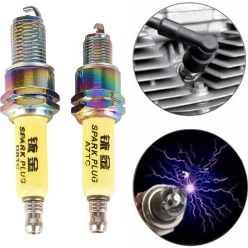 Motorcycle D8TC/A7TC Spark Plug for 150cc 200cc 250cc Pit Dirt Bike ATV Quad Motard Durable accessoire