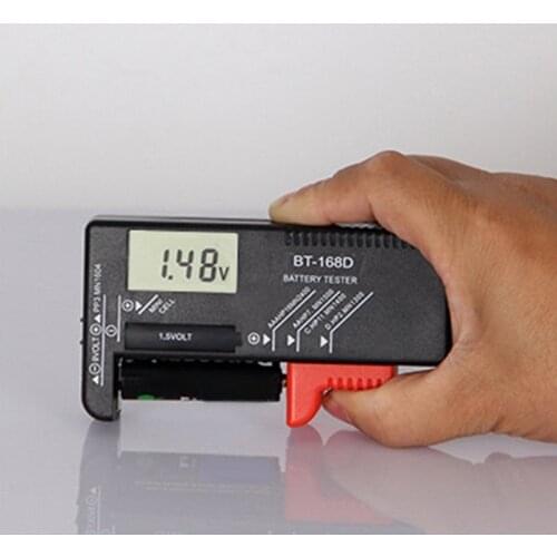 Hot!BT-168 PRO Digital Battery Capacity Tester for 18650 14500 Lithum 9V 3.7V 1.5V Cell C D Batteries Tester M05 20 Dropship