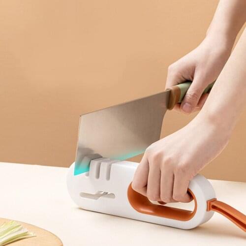 Knife Sharpener 4 in 1 Professional Sharp Multifunctional Four-stage Sharpener For Scissors Kitchen Knives Chef Accessories Tool