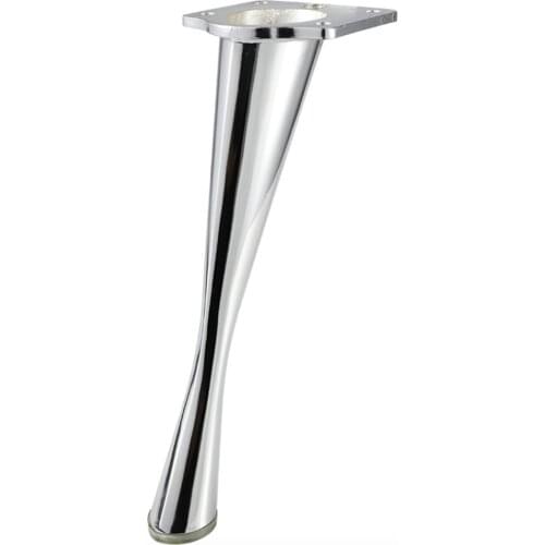 Pack of 2pcs) Furniture Stand Legs Nickel Alloy finish Cabinet Table Sofa Bed Feet Chrome Plated H=175mm