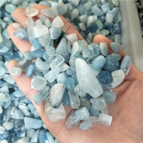 100g rough aquamarine Gemstone for healing crystals meditation aquamarine gemstone Sapphire sea Tumbled Stones Crystals