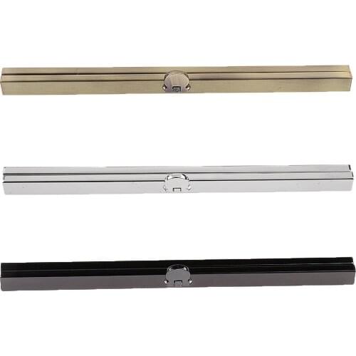 15 Sets Purse Wallet Frame Bar Edge Strip Clasp 19cm Metal Openable Edge Replacements