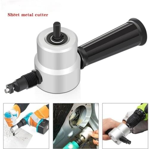 160A sheet metal cutter double-headed sheet metal curve hole opener electric scissors electric drill cutting saw tool