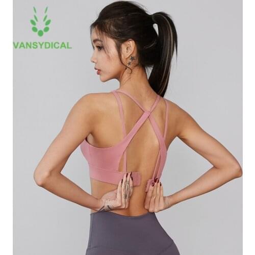 2021 Women Sports Bra Push Up Crop Top Female Fitness Gym Bra Hollow Breathable Top Sexy Running Yoga Bra Athletic Sportswear