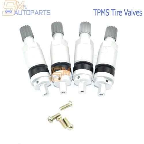 4PCS/lot Tire Valves Aluminum alloy Car Valve Stem Tire Sensor Kit Tire Pressure Sensor Valves