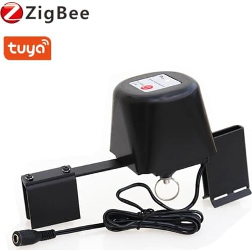 Tuya Zigbee automatic Gas Water Valve Controller Alarm for Gas Leakage Sensor