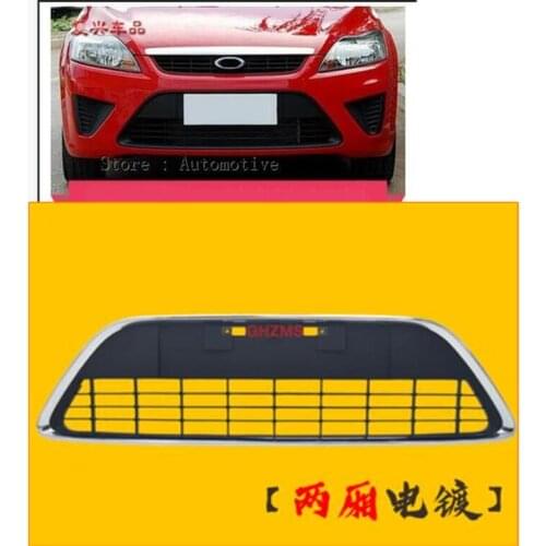 Car-styling ABS chrome front rear fog lamps cover trim For Ford Focus 2009 2010 2011 2012 5DR Grille Around Trim Racing Grills