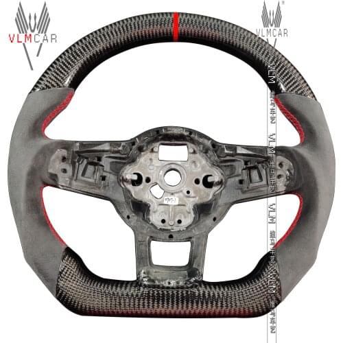 Private custom carbon fiber steering wheel for vw golf mk7/7.5 gti/r