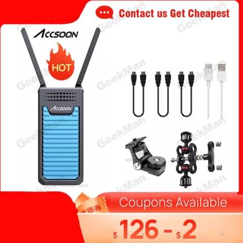 Accsoon CineEye Air 5G WIFI Wireless Transmitter For iPhone Andriod Phone Video 1080P Mini Transmission vs Hollyland Mars x