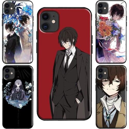 Bungou Stray Dogs Dazai Osamu Case For iPhone 11 Pro Max XS X XR 6S 7 8 Plus SE 2020 For iPhone 12 Pro Max mini Coque