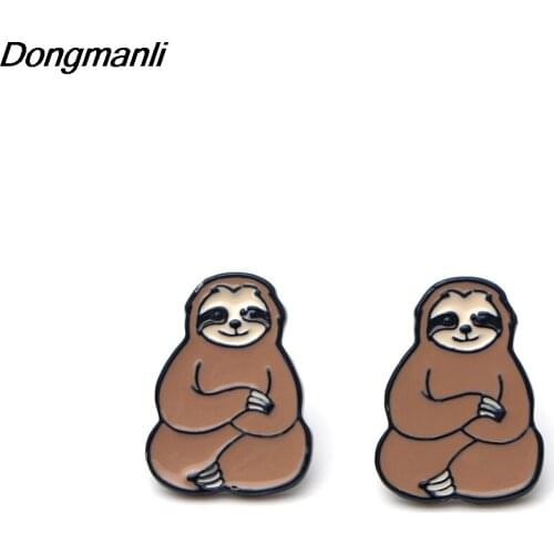 DMLSKY Fashion Good quality Stud Earrings Women and girls charm Earrings Cartoon new Jewelry kids Gifts M2039