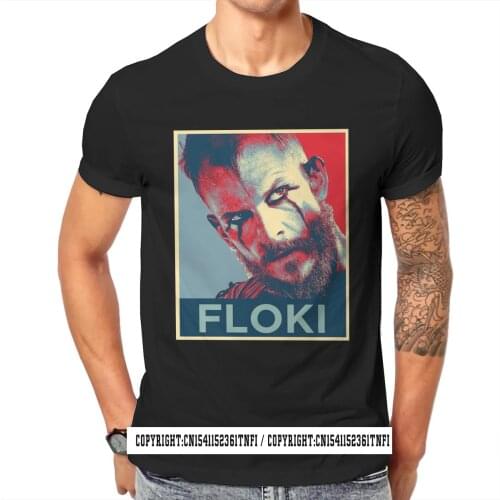 Vikings Canada Historical Drama Floki Classic T Shirt Vintage Male Grunge Top Quality Tshirt Large Crew Neck Men Clothes