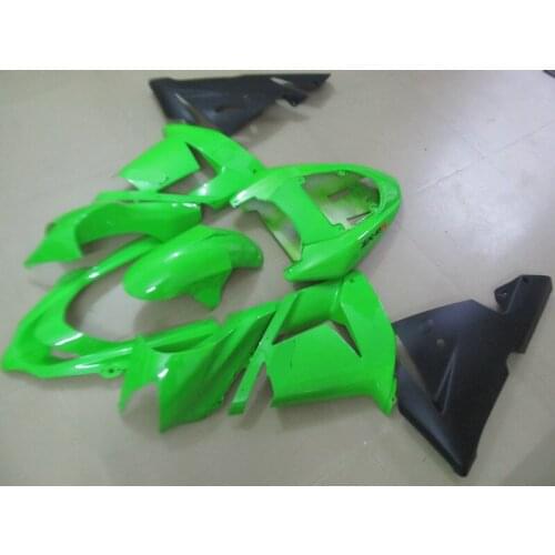 Motorcycle Fairing kit for KAWASAKI Ninja ZX10R 2004 2005 ZX10R 04 05 zx10r green black Injection mold Fairings set+7 gifts SF05