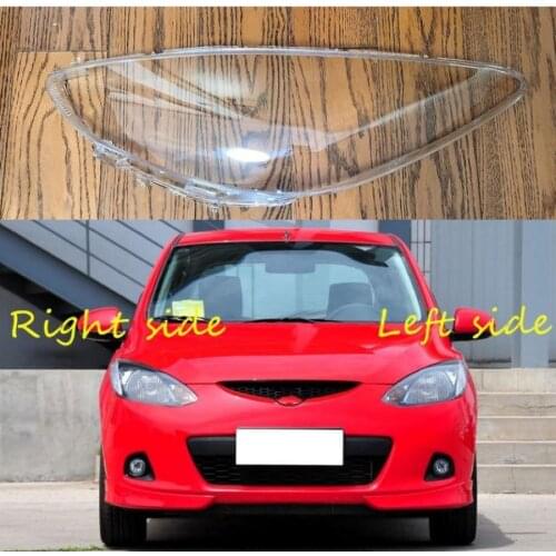 For Mazda 2 2007 2008 2009 2010 2011 2012 Car Headlight cover Headlamp Lens Auto Shell Cover