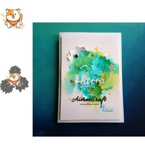 3PCS Monster Ogre Metal Cutting Dies Scrapbooking Stencil For DIY Paper Card Decorative Embossing Die Cut Craft Dies New 2019