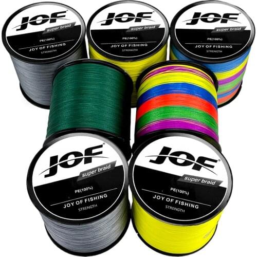 JOF PE Braided Fishing Line 300M 9 Strands Multifilament Fishing Line Carp Fishing Wire 20 24 35 40 50 65 80 100LB