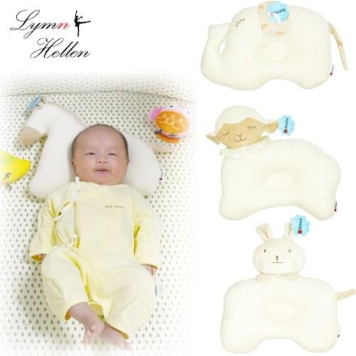 Sozzy 30cm Baby Plush Neck Pillow Positioner Healthy Correct Stereotyped Side Anti Pillow horse sheep rabbit animal Infant kids