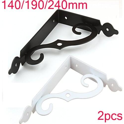 2pcs Metal Shelf Bracket L Shape Thickened Corner Brace Shelf Right Angle Bracket for Commodity Furniture Fittings Hardware