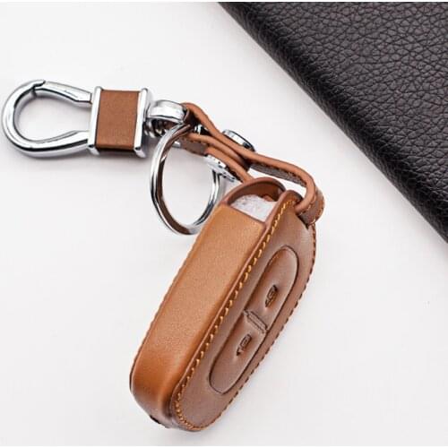 2 button key remote control car leather cover for Renault kwid traffic symbol for dacia sandero logan duster 2016 - 2018