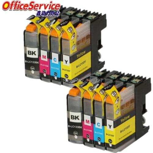 8X LC131 LC133 Compatible Ink Cartridge For Brother MFC-J245 J470DW J475DW J650DW J870DW inkjet printer