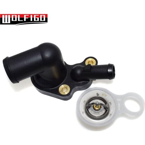 WOLFIGO Engine Coolant Thermostat W/ Housing & Gasket Kit For Mini Cooper R52 R53 11537512733 New
